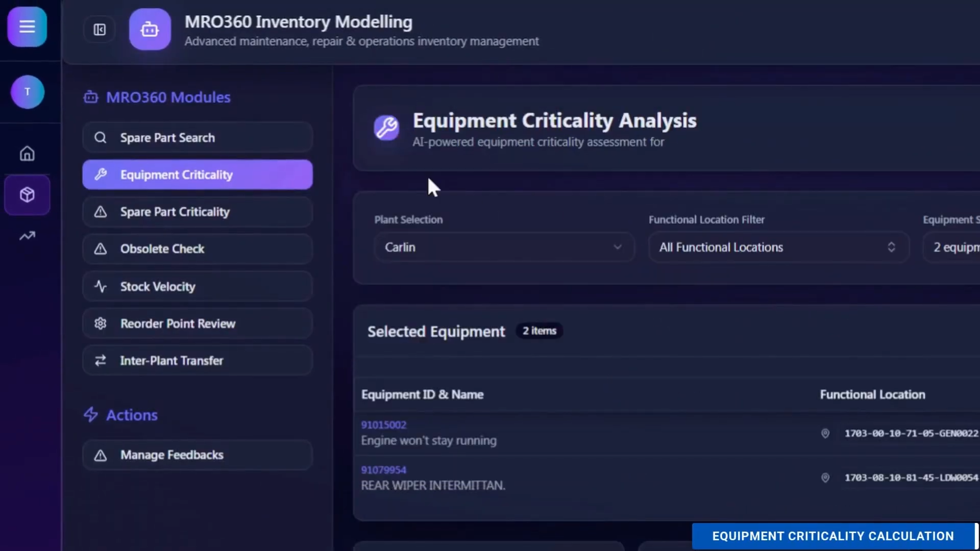 MRO360 Screenshot