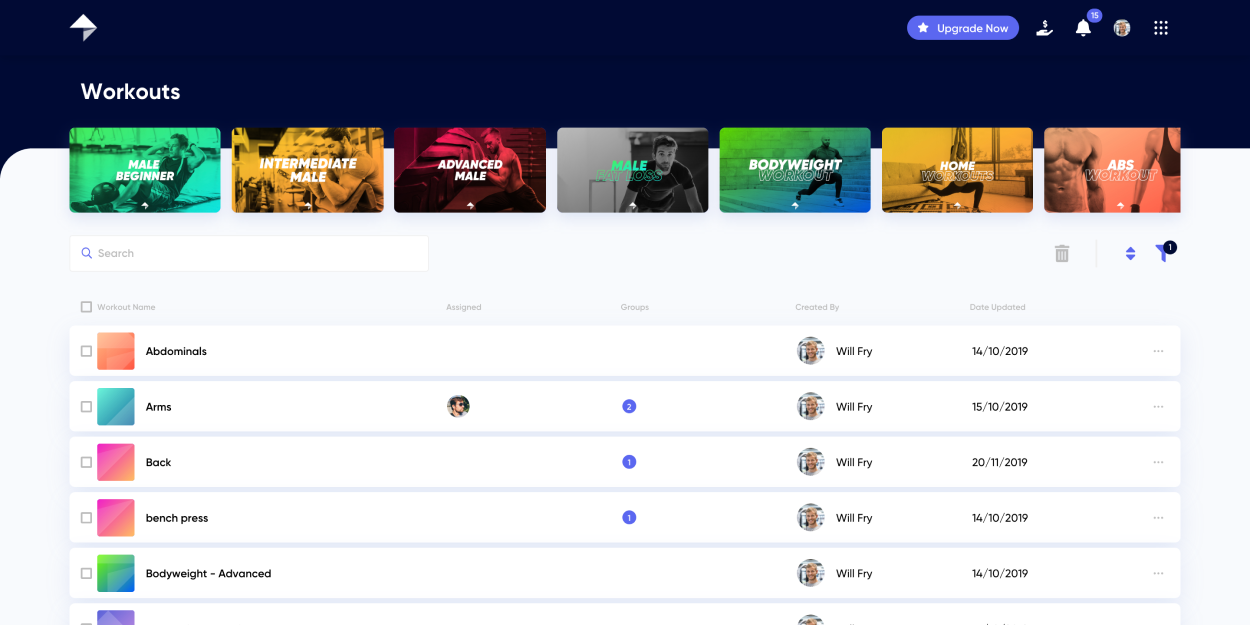 My PT Hub Screenshot