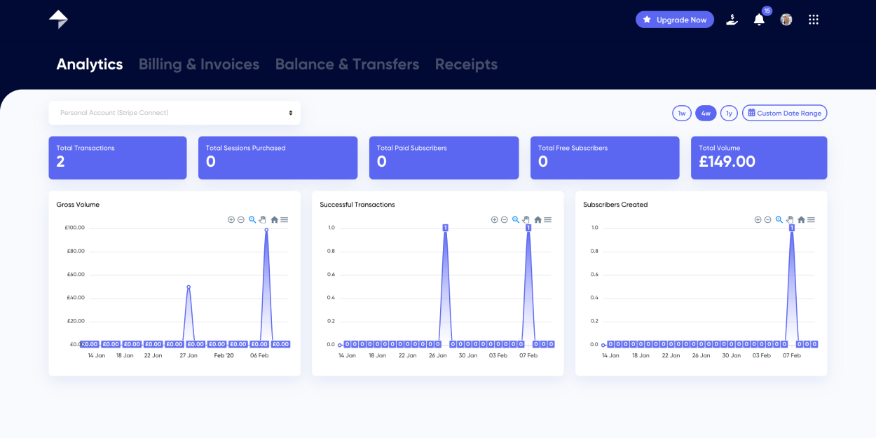 My PT Hub Screenshot