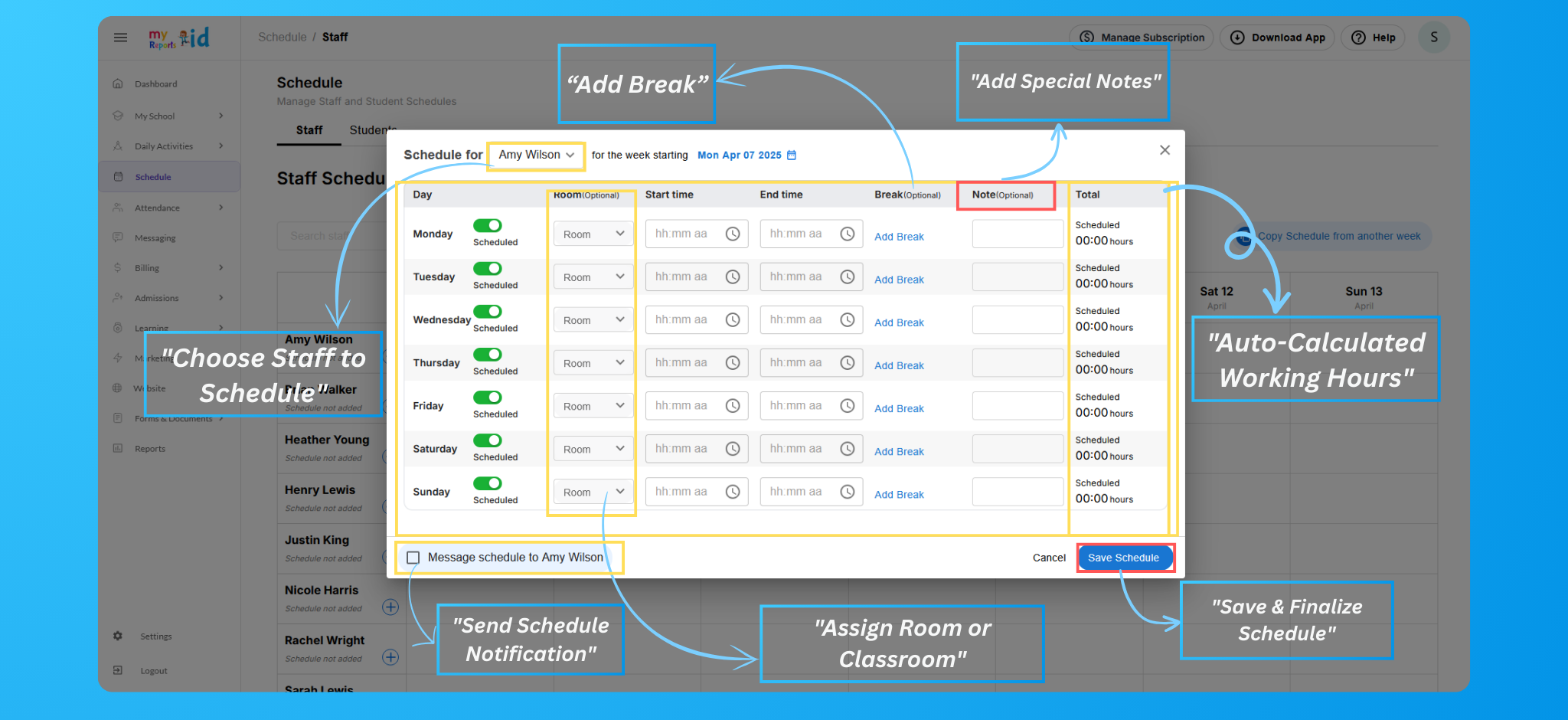 MyKidReports Screenshot