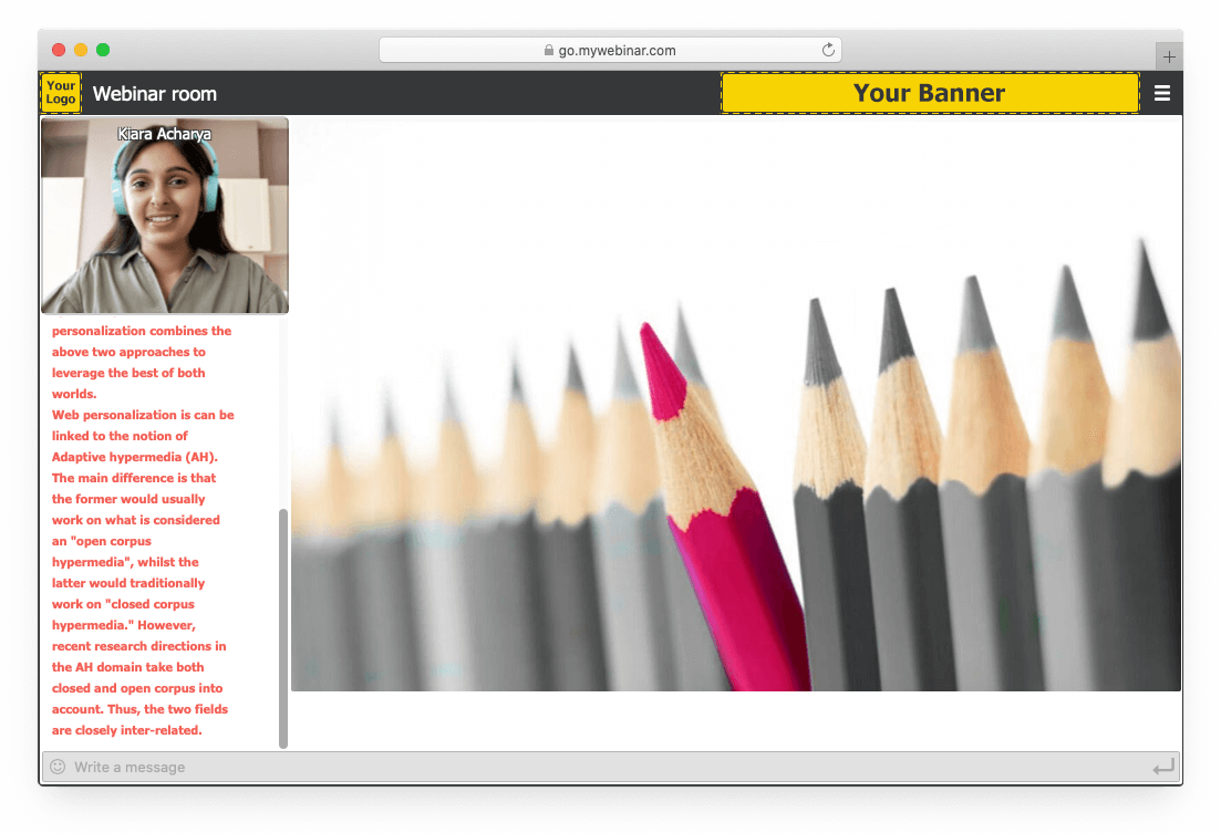 MyOwnConference Screenshot