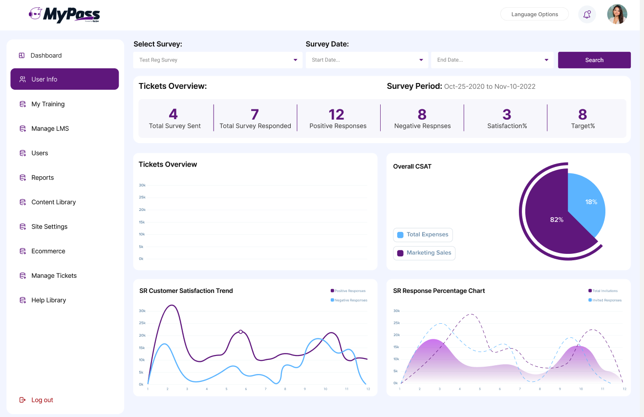 MyPass LMS Screenshot