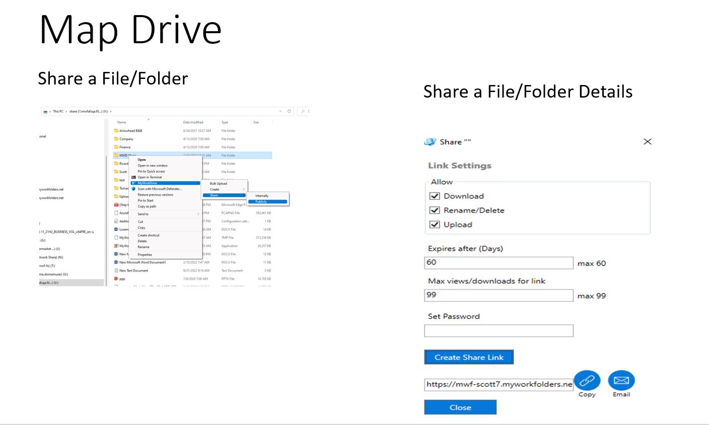 MyWorkDrive screenshot & Video