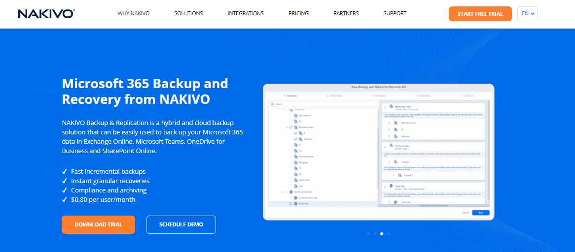 NAKIVO Backup & Replication Screenshot