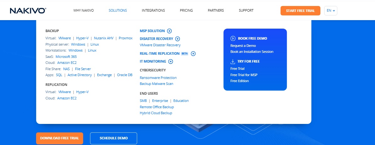 NAKIVO Backup & Replication Screenshot