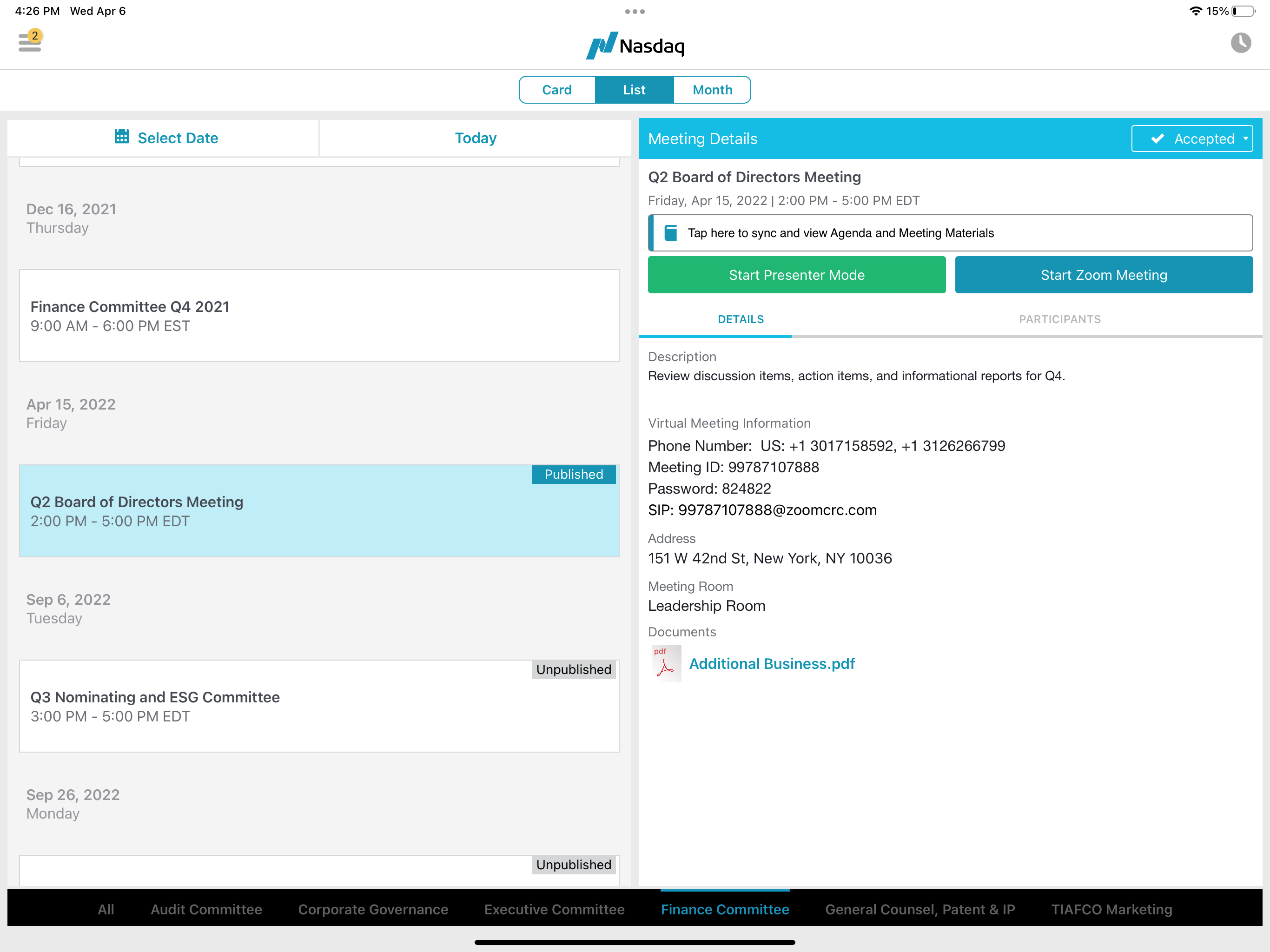 Nasdaq Boardvantage screenshot & Video