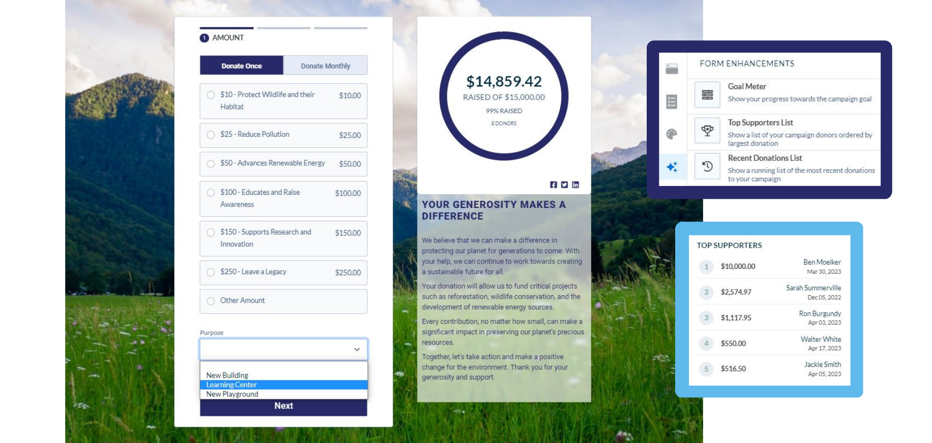 Neon CRM Screenshot