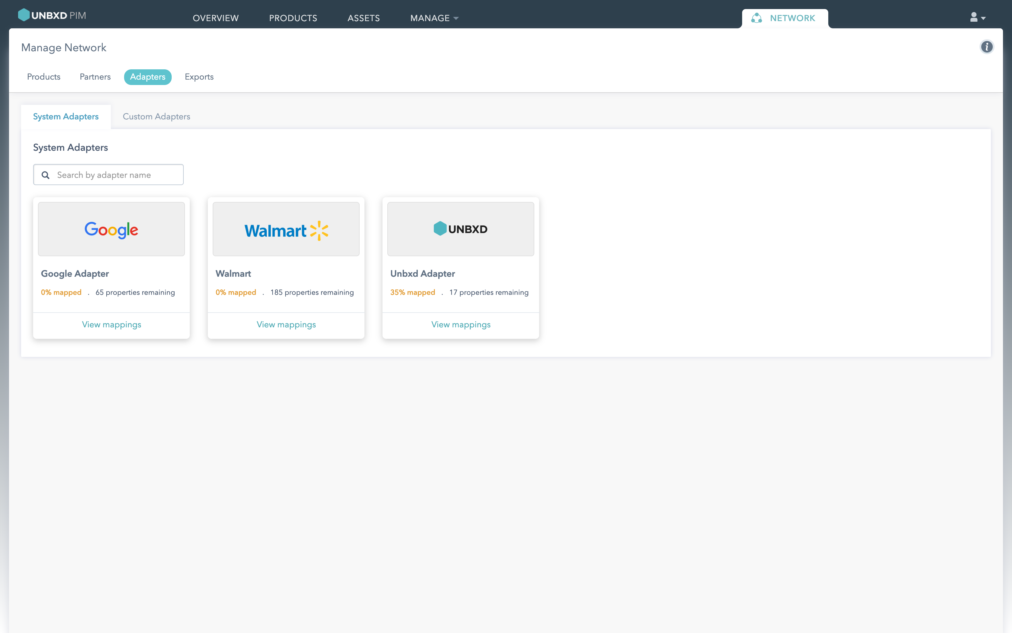 Netcore Unbxd PIM Screenshot