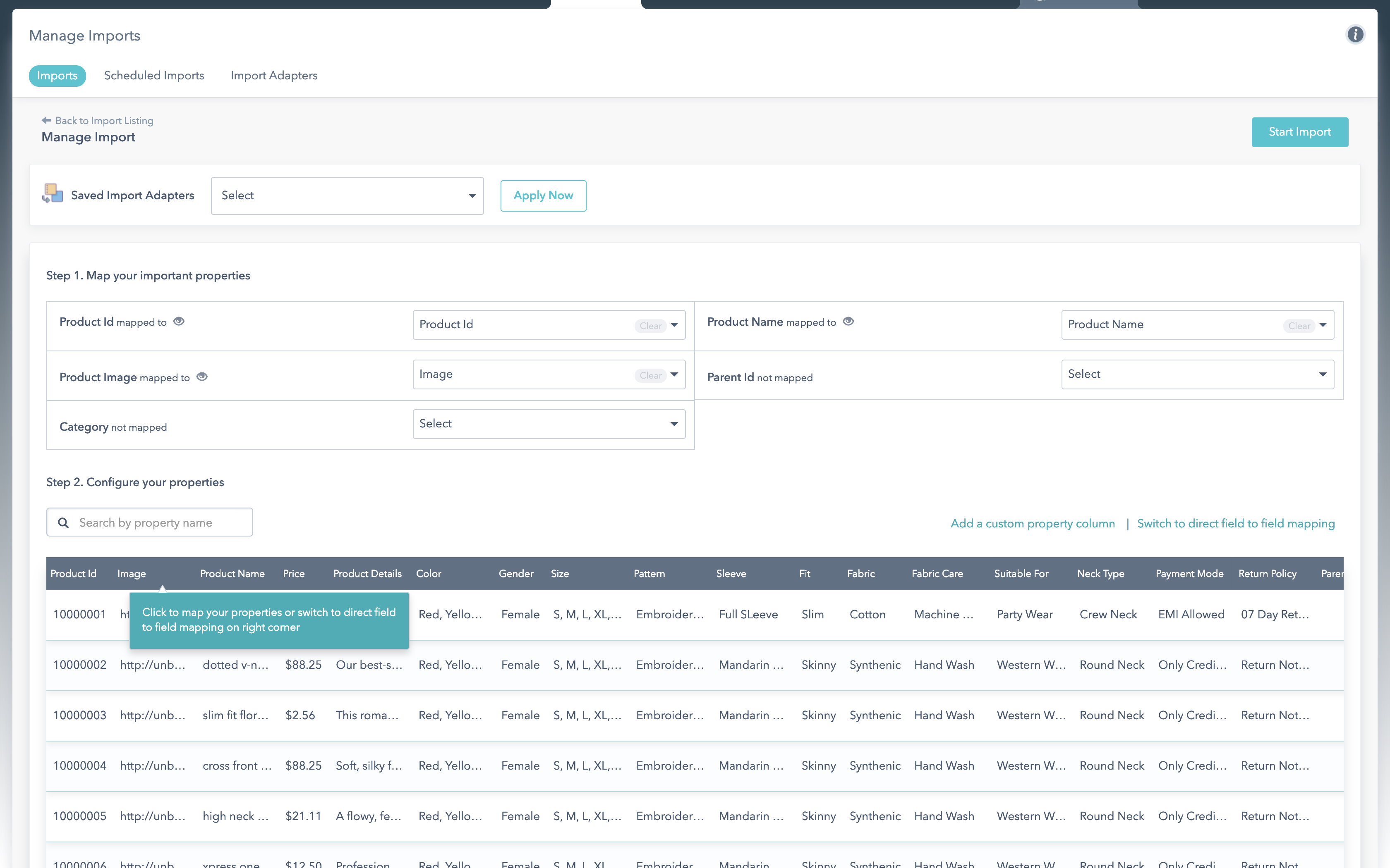 Netcore Unbxd PIM Screenshot