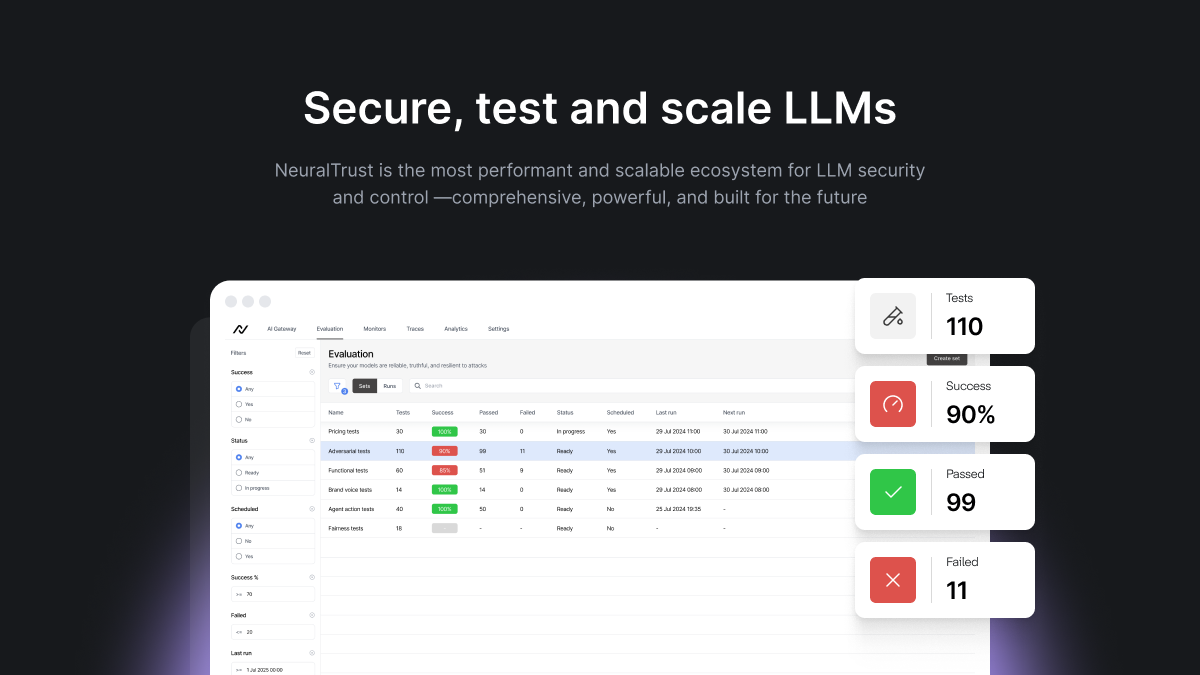 NeuralTrust Screenshot