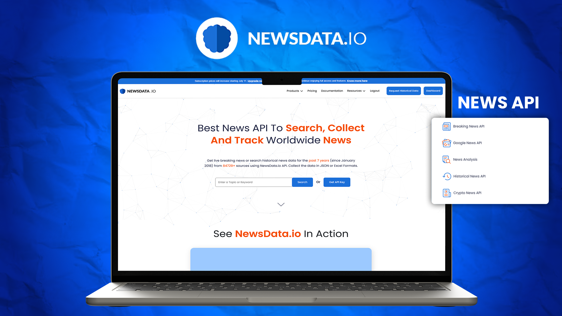 NewsData.io Screenshot