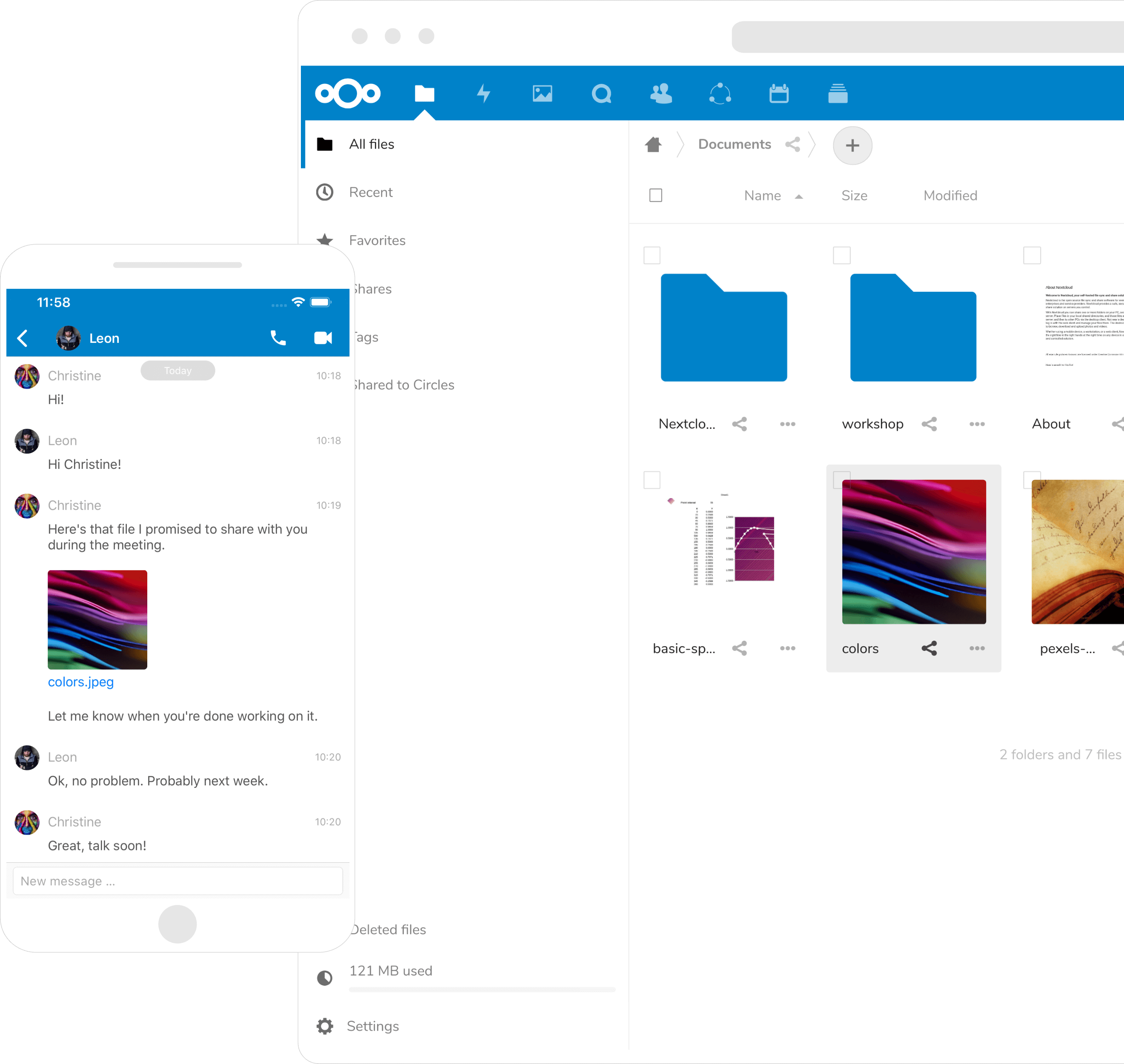 Nextcloud Screenshot