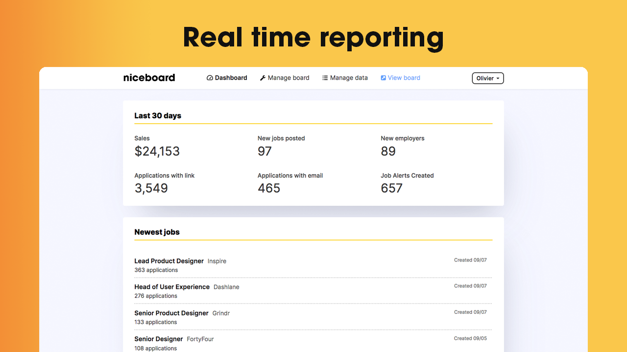 Niceboard screenshot & Video