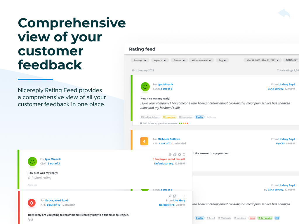 Nicereply screenshot & Video