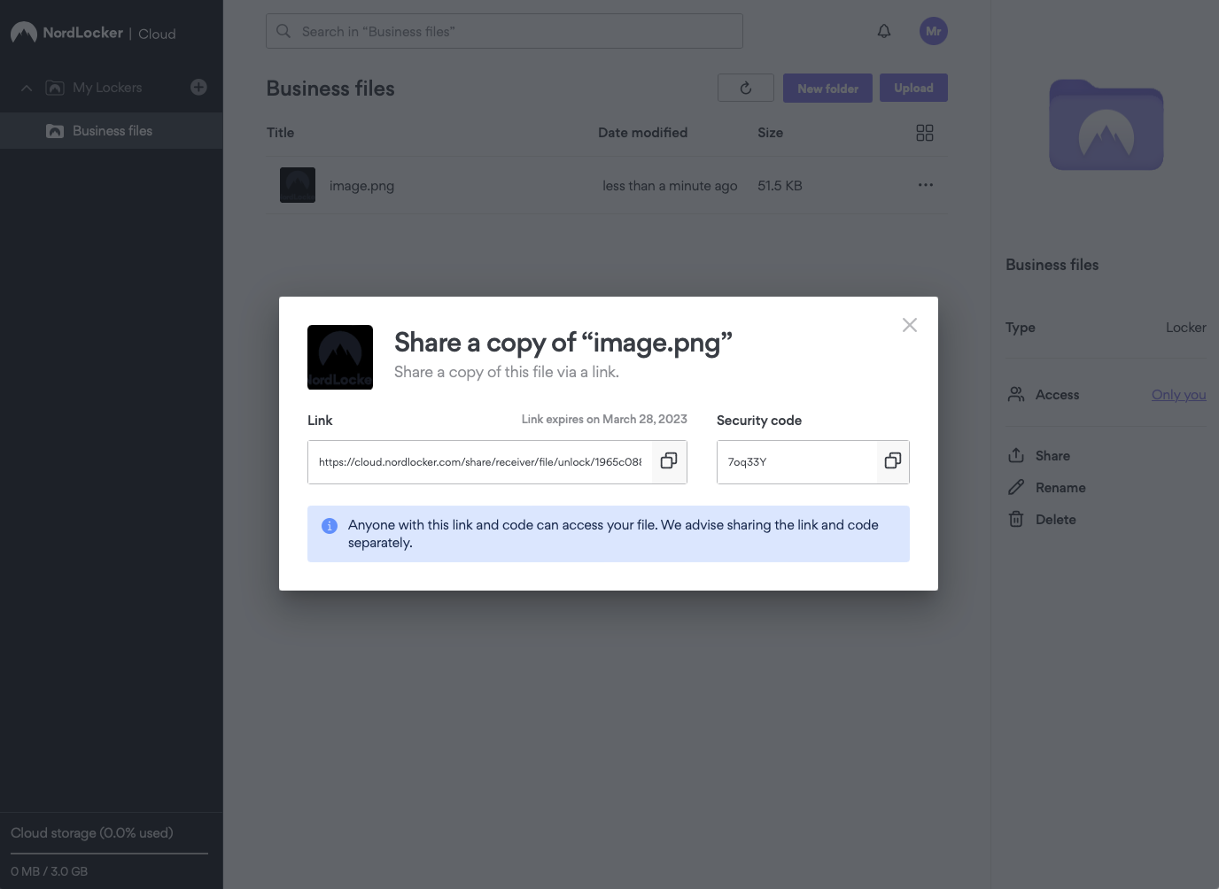 NordLocker screenshot & Video