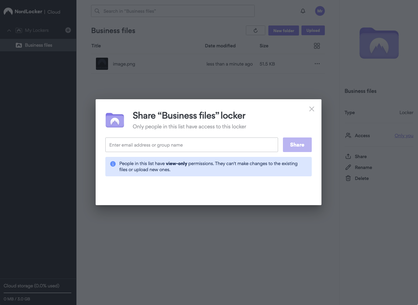 NordLocker screenshot & Video