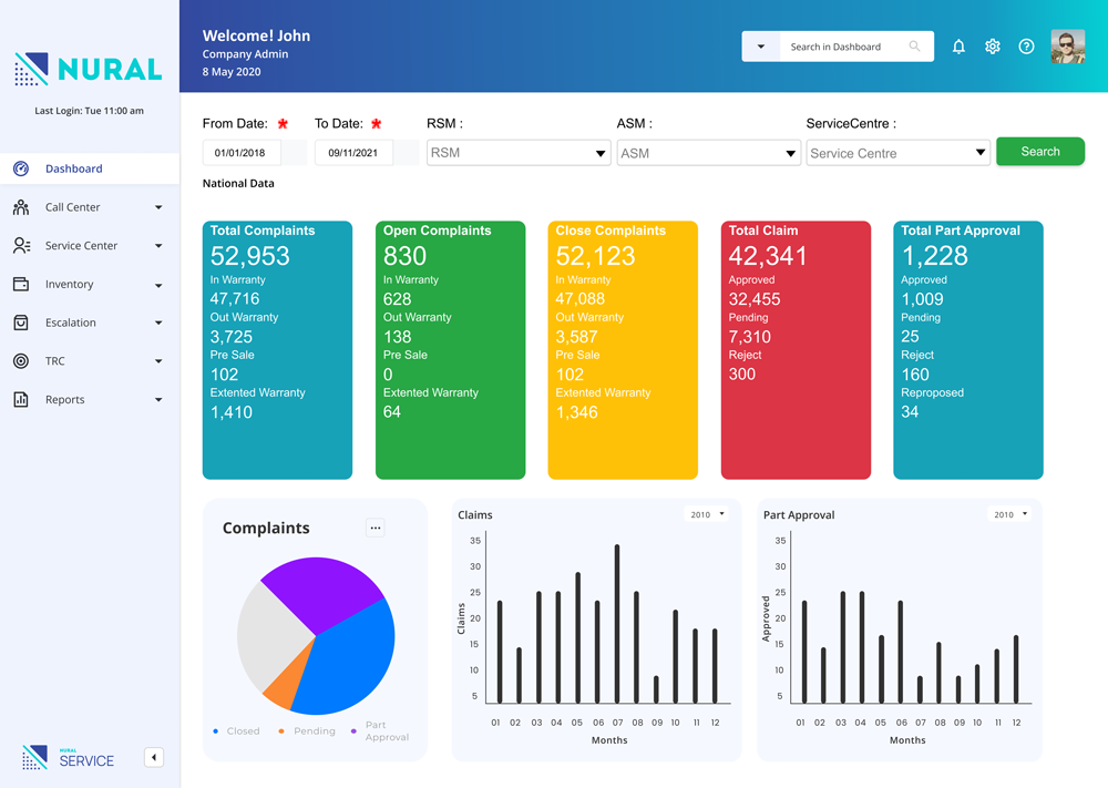 Nural Field Service Management Screenshot