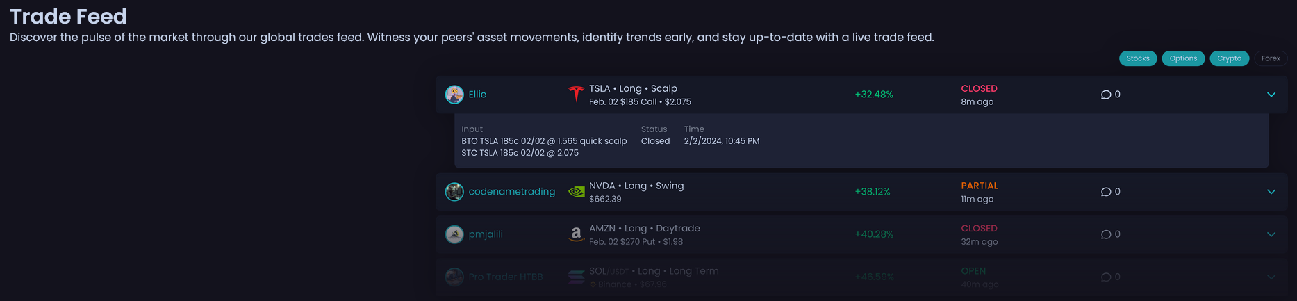 NVSTly: Social Investing Screenshot