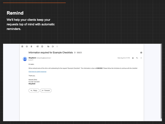 OkaySend Screenshot