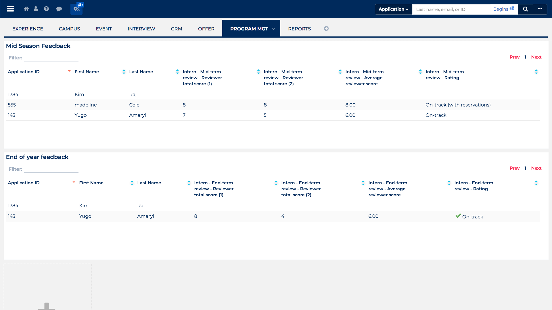 Oleeo Screenshot
