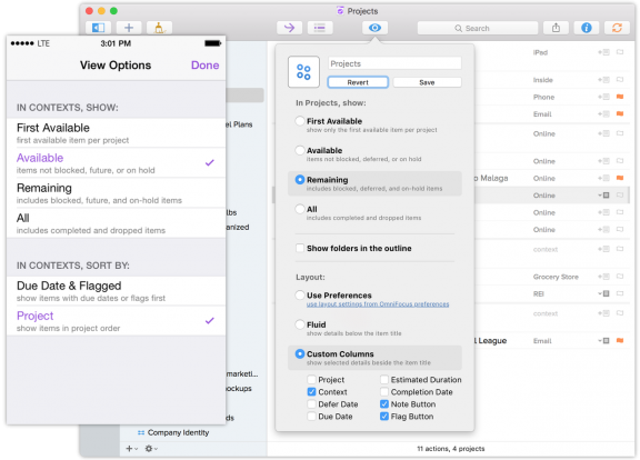 OmniFocus Screenshot