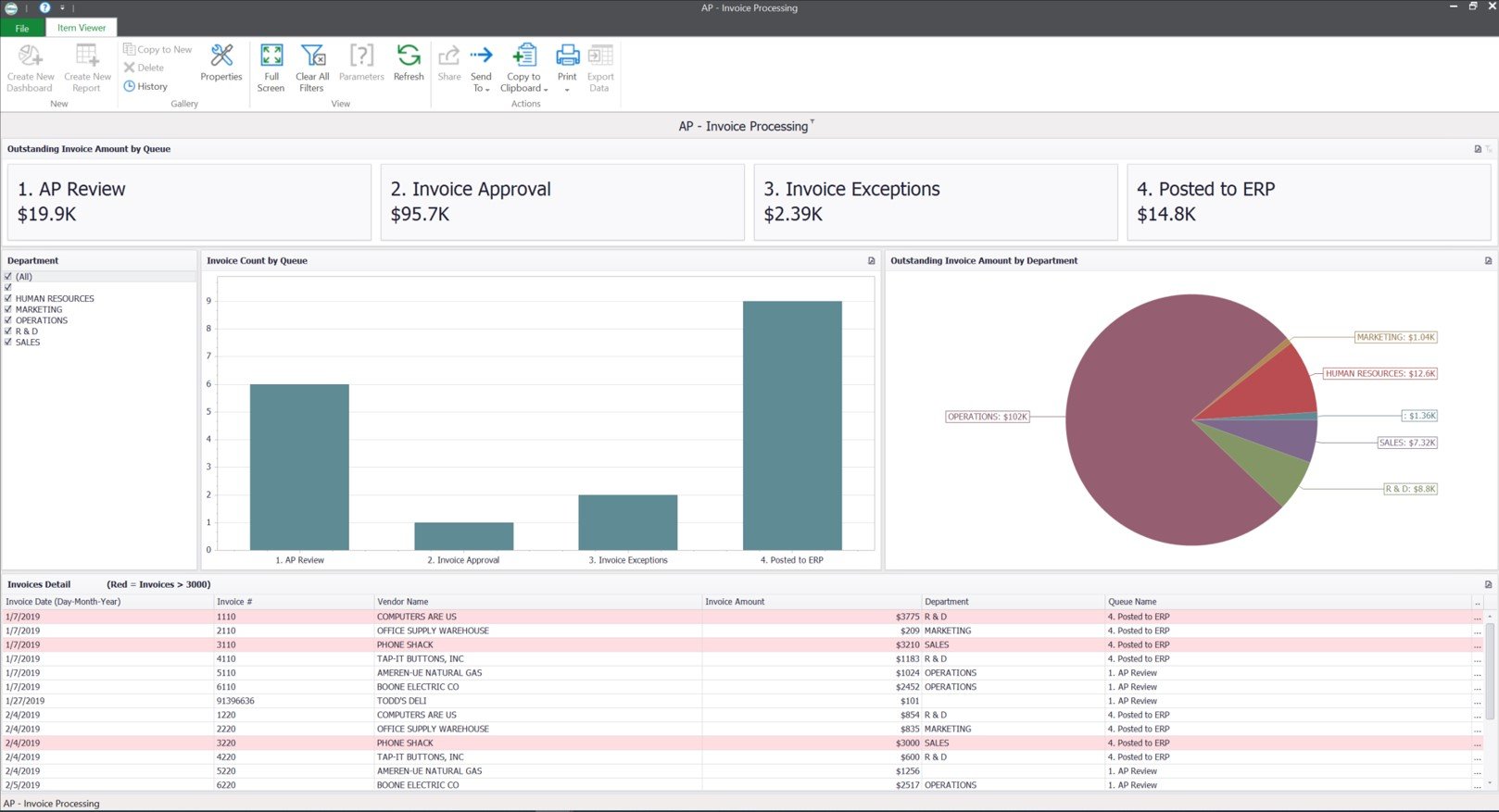 OnBase Screenshot