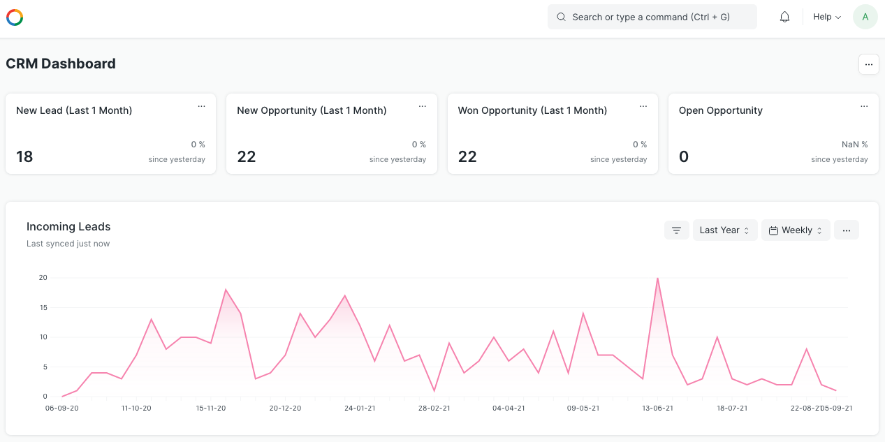 OneHash CRM Screenshot