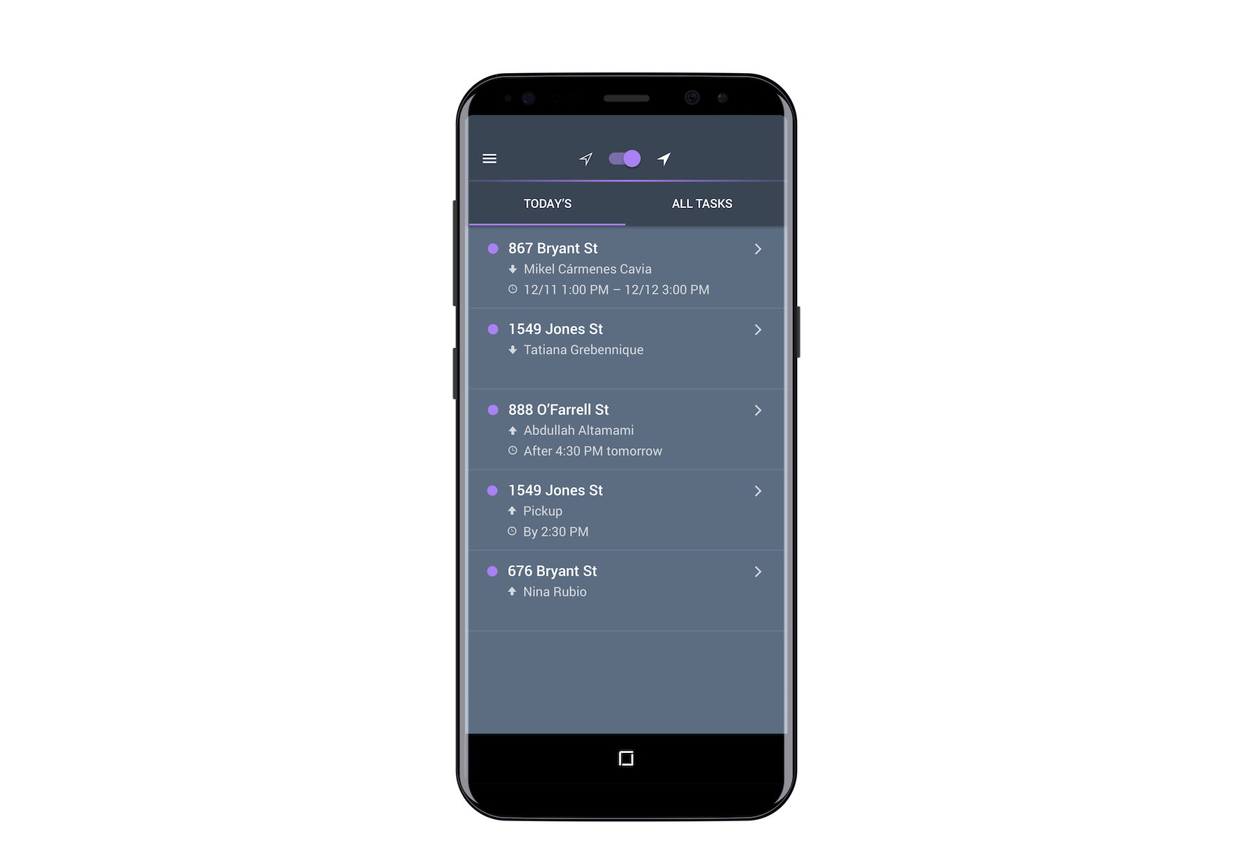 Onfleet Screenshot