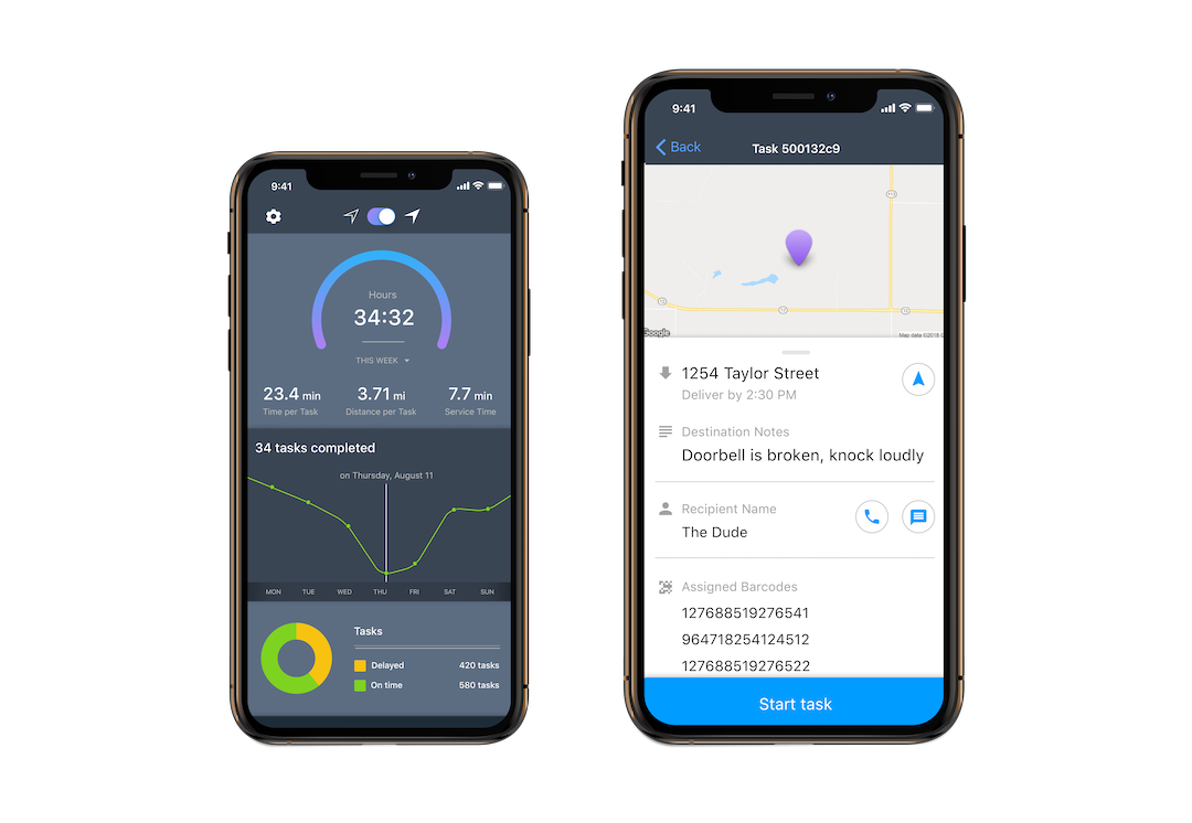 Onfleet Screenshot