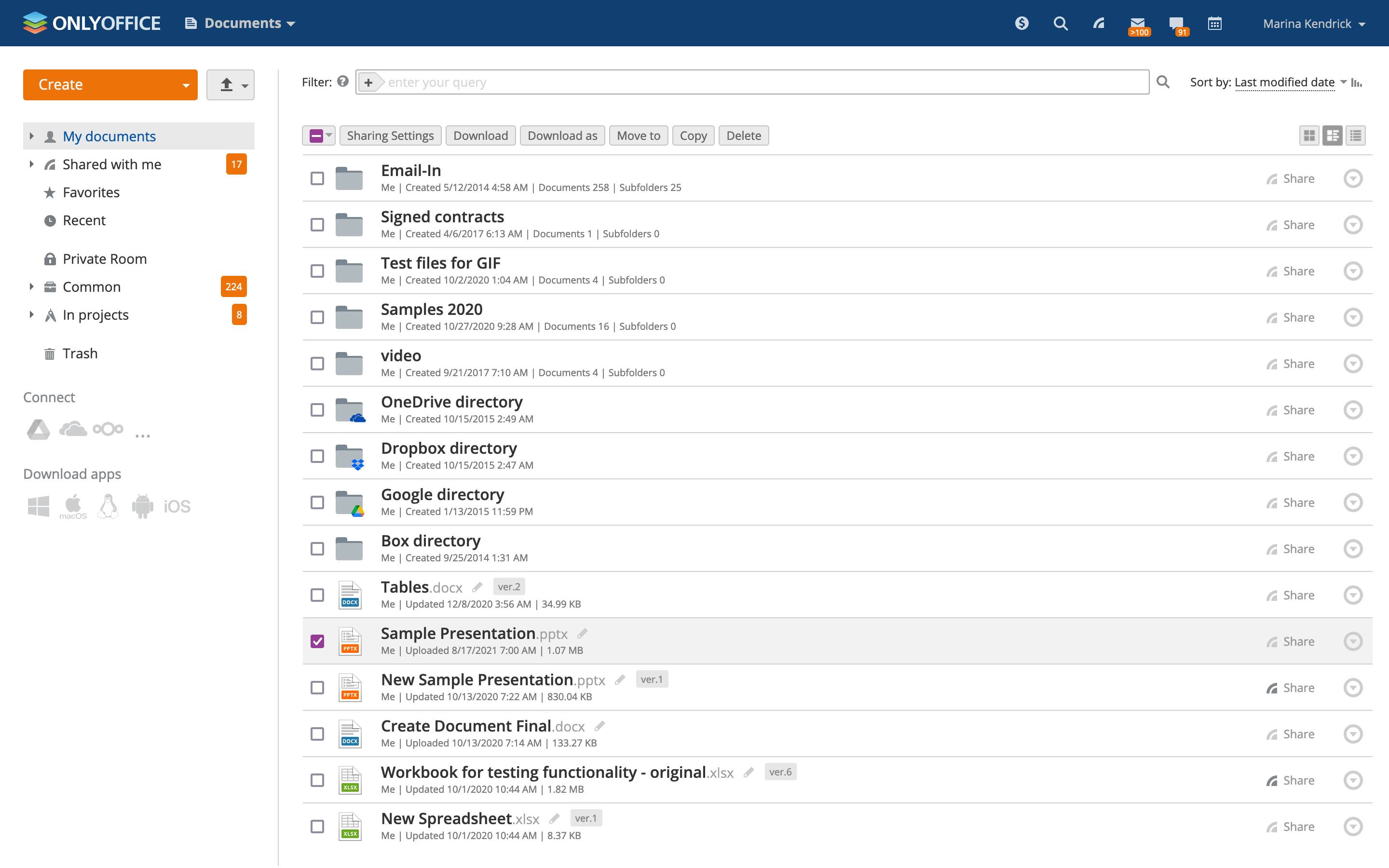 ONLYOFFICE Workspace screenshot & Video