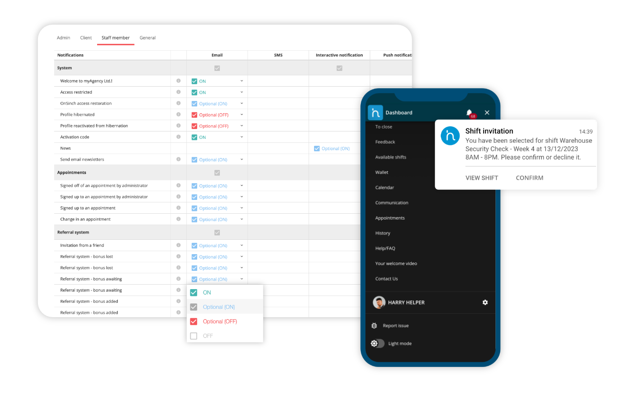 OnSinch Screenshot
