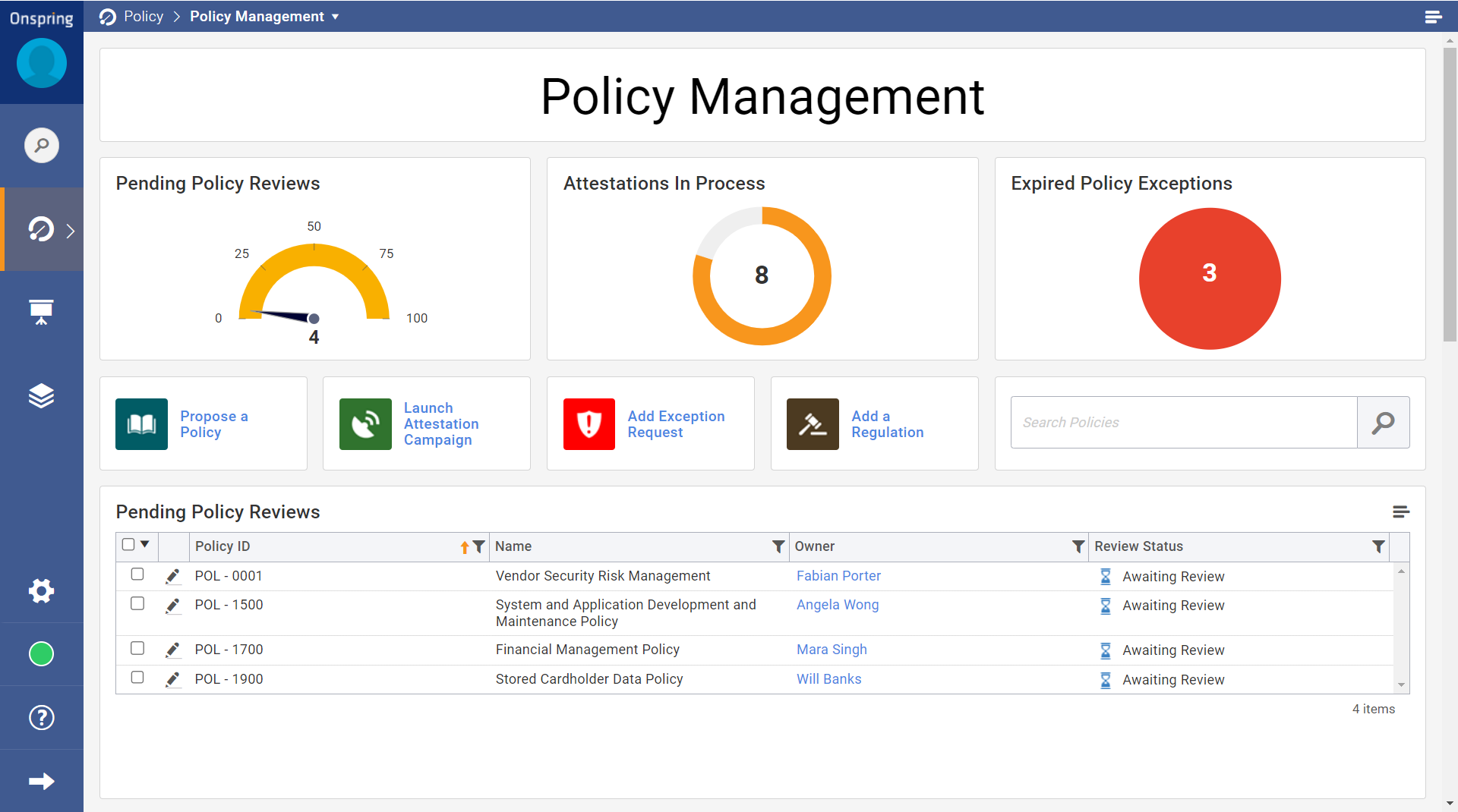 Onspring screenshot & Video