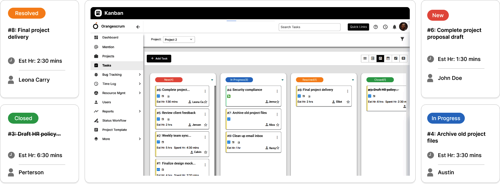 Orangescrum Screenshot