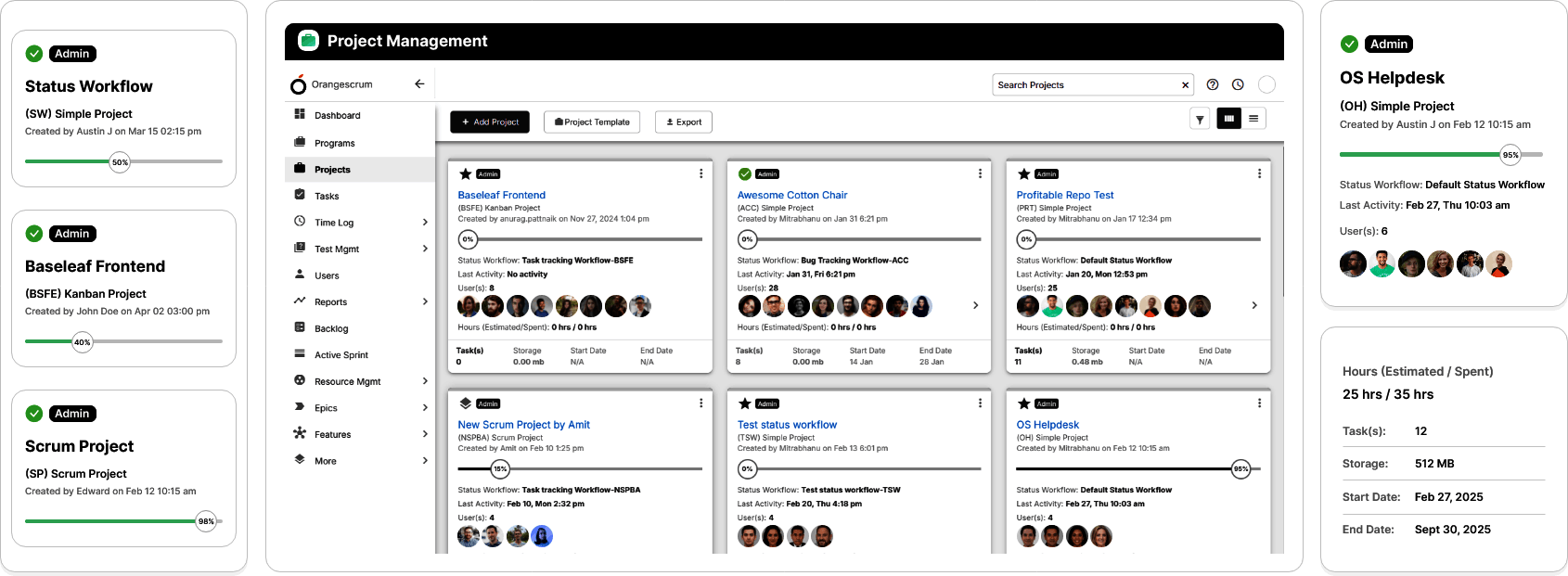 Orangescrum Screenshot