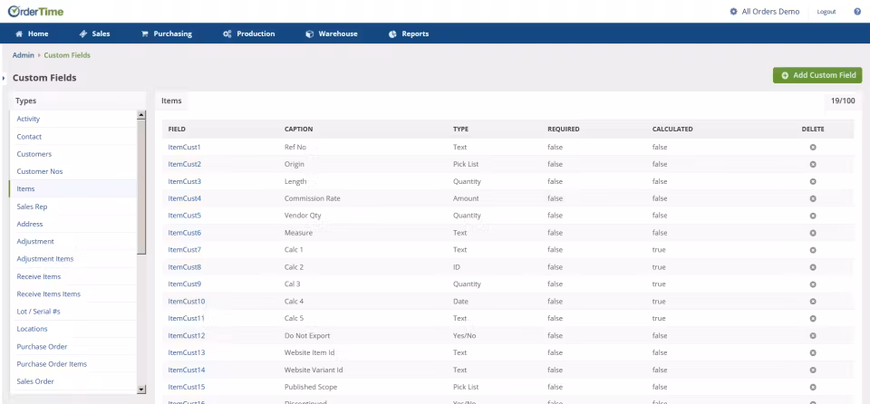 Order Time Inventory screenshot & Video