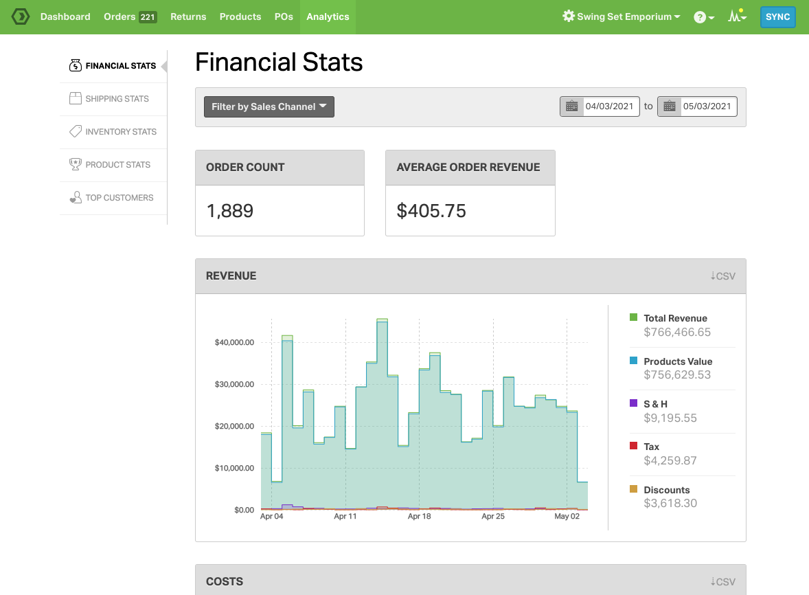 Ordoro Screenshot