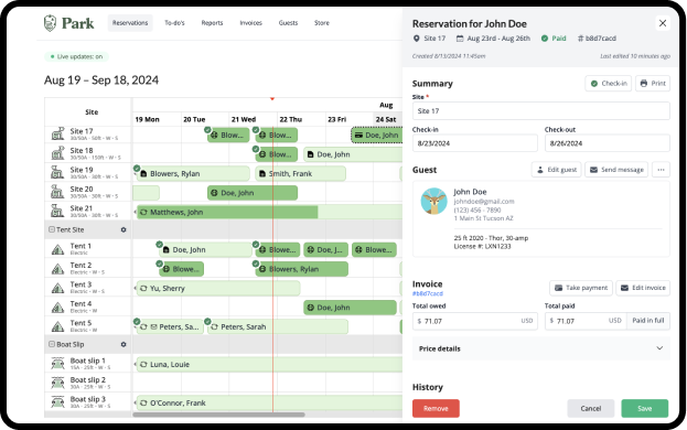 Park Software screenshot & Video
