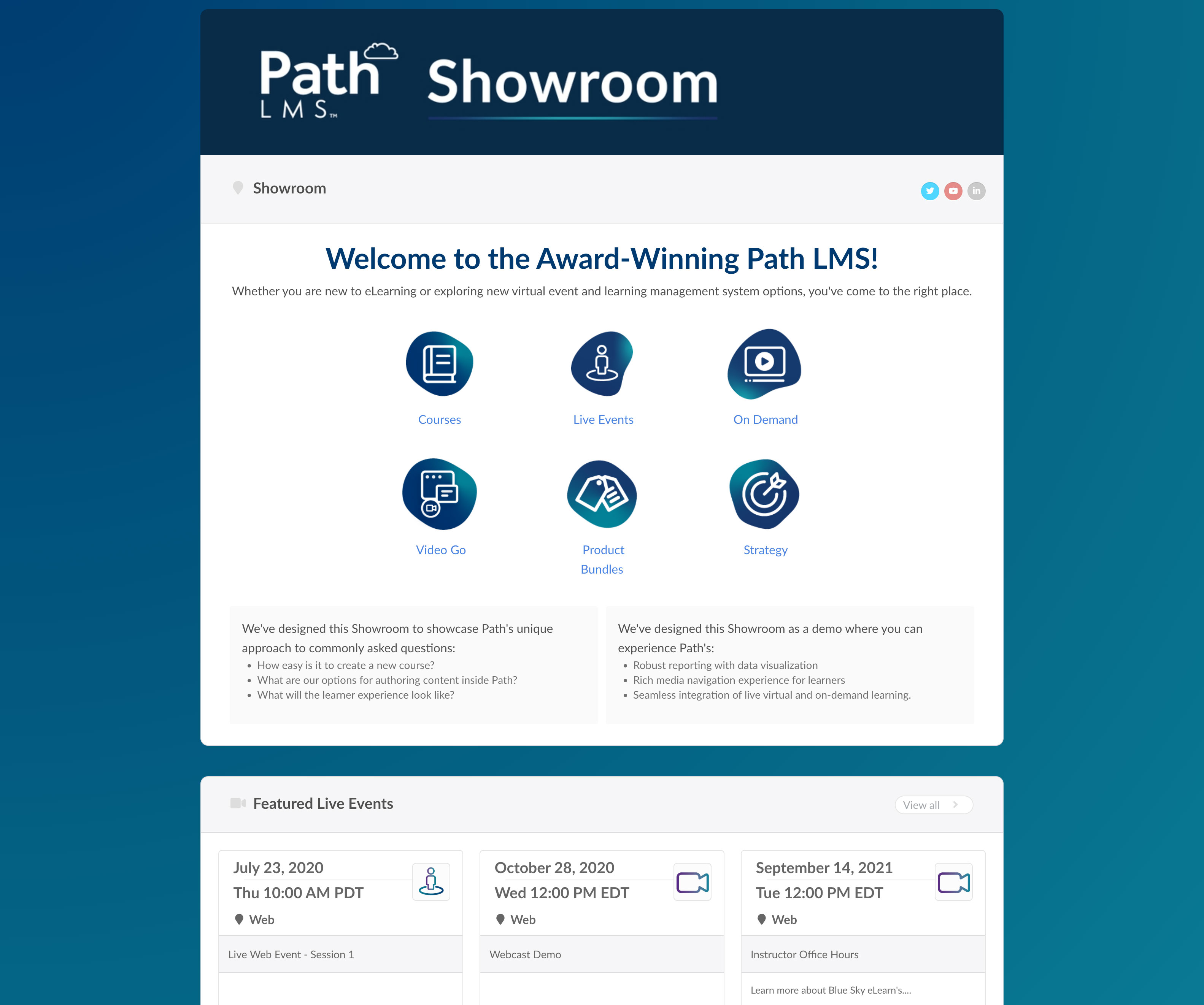 Path LMS Screenshot