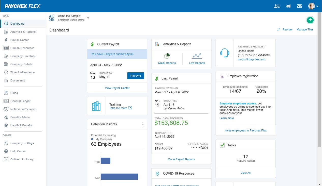 Paychex Flex screenshot & Video