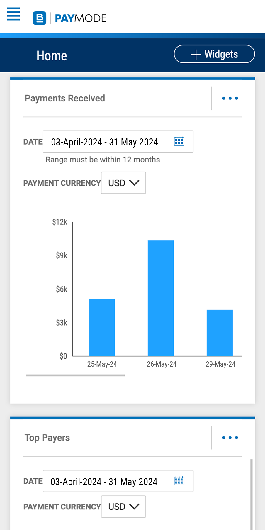 Paymode Screenshot