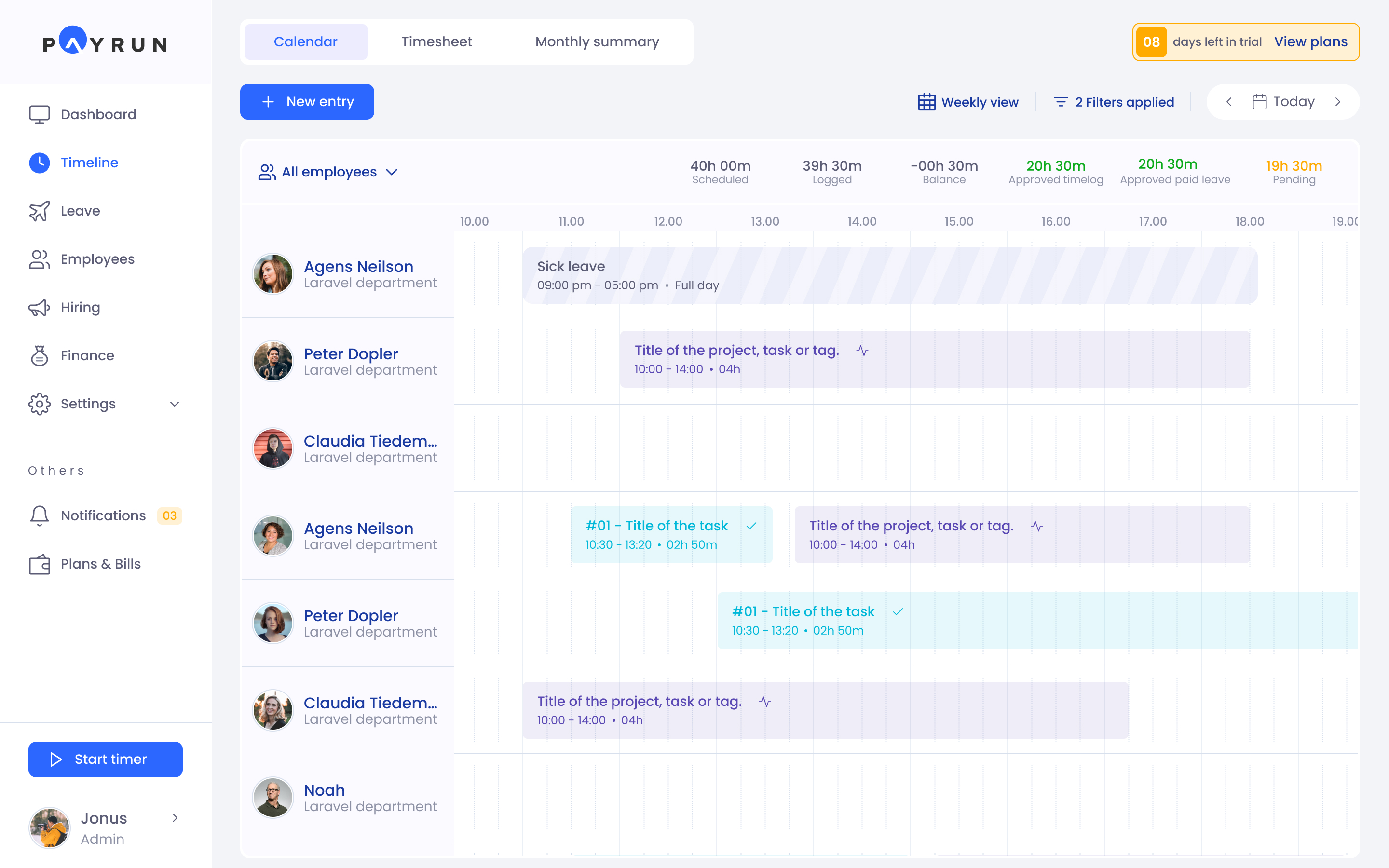 Payrun Screenshot