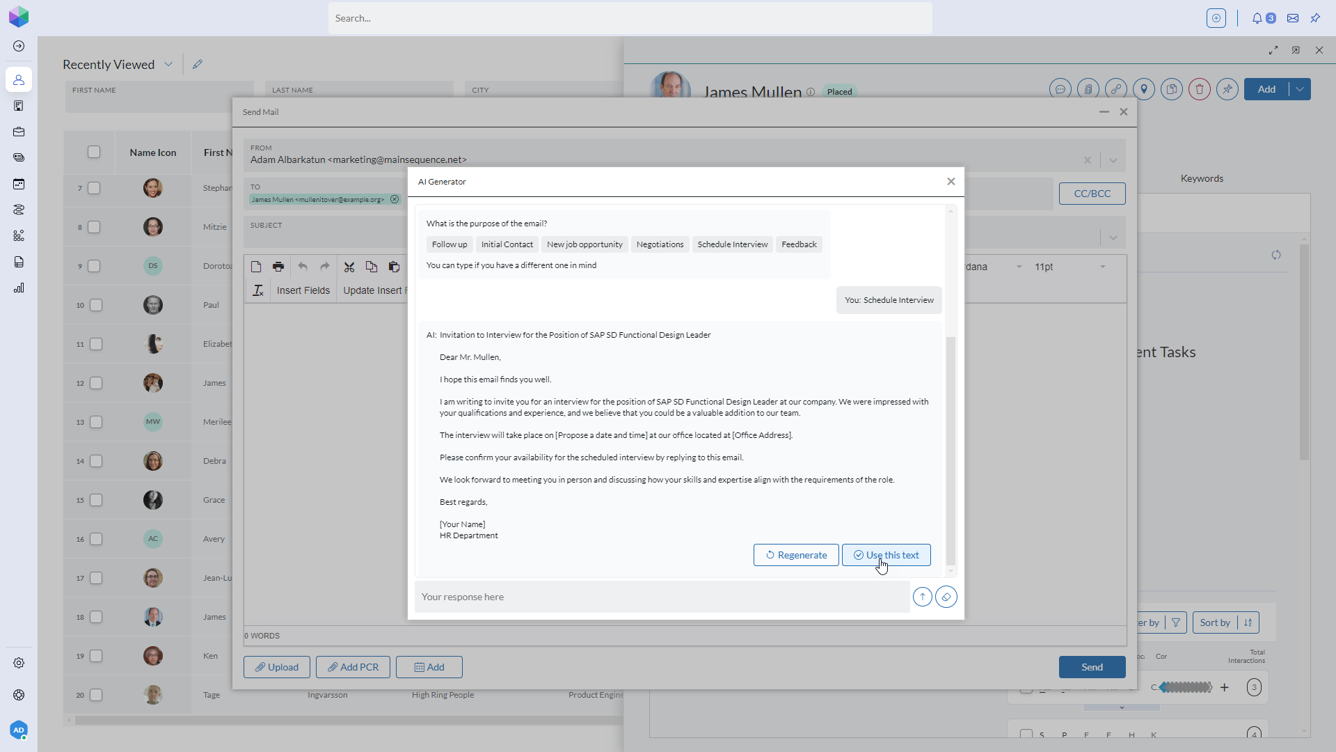 PCRecruiter screenshot & Video