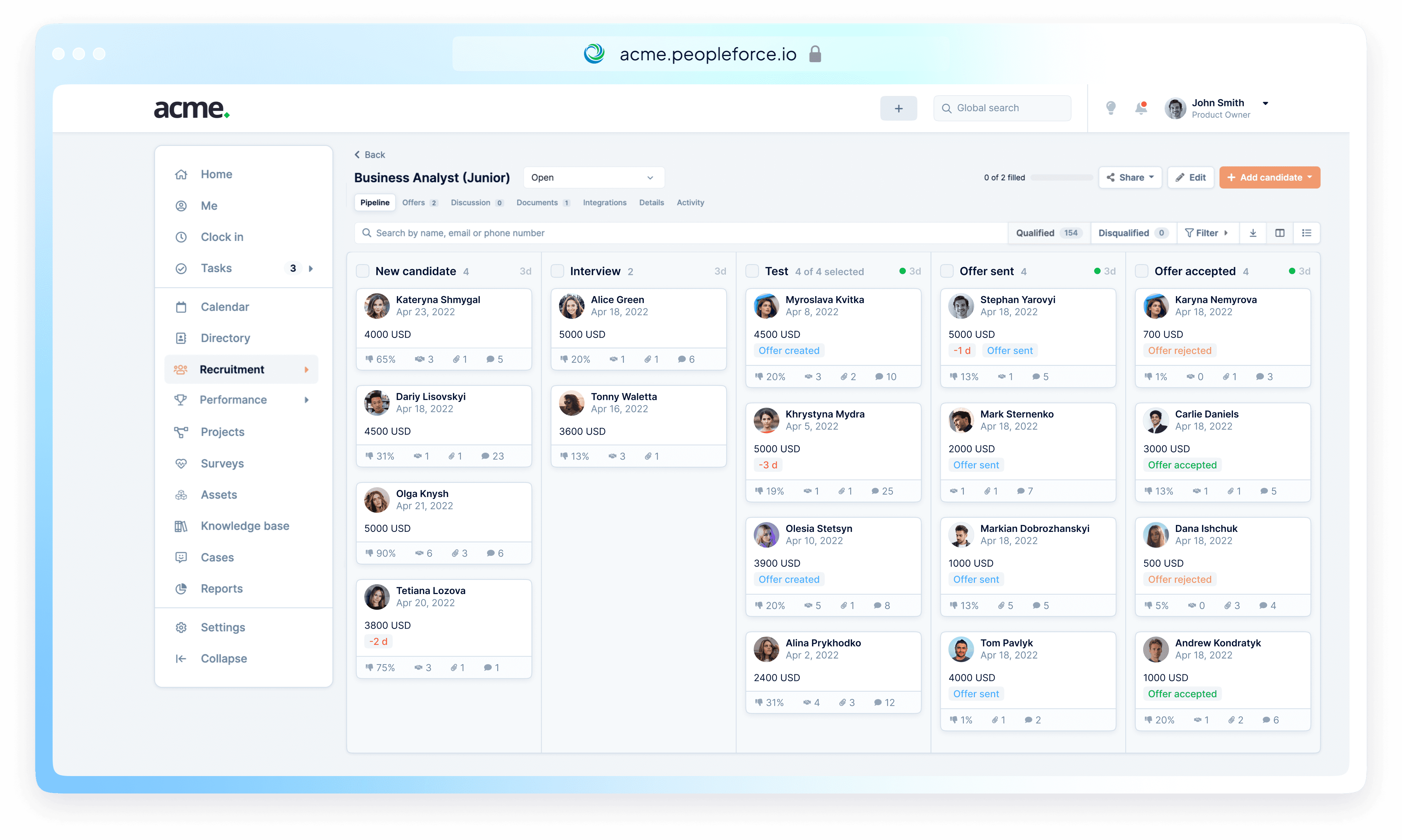 PeopleForce Screenshot