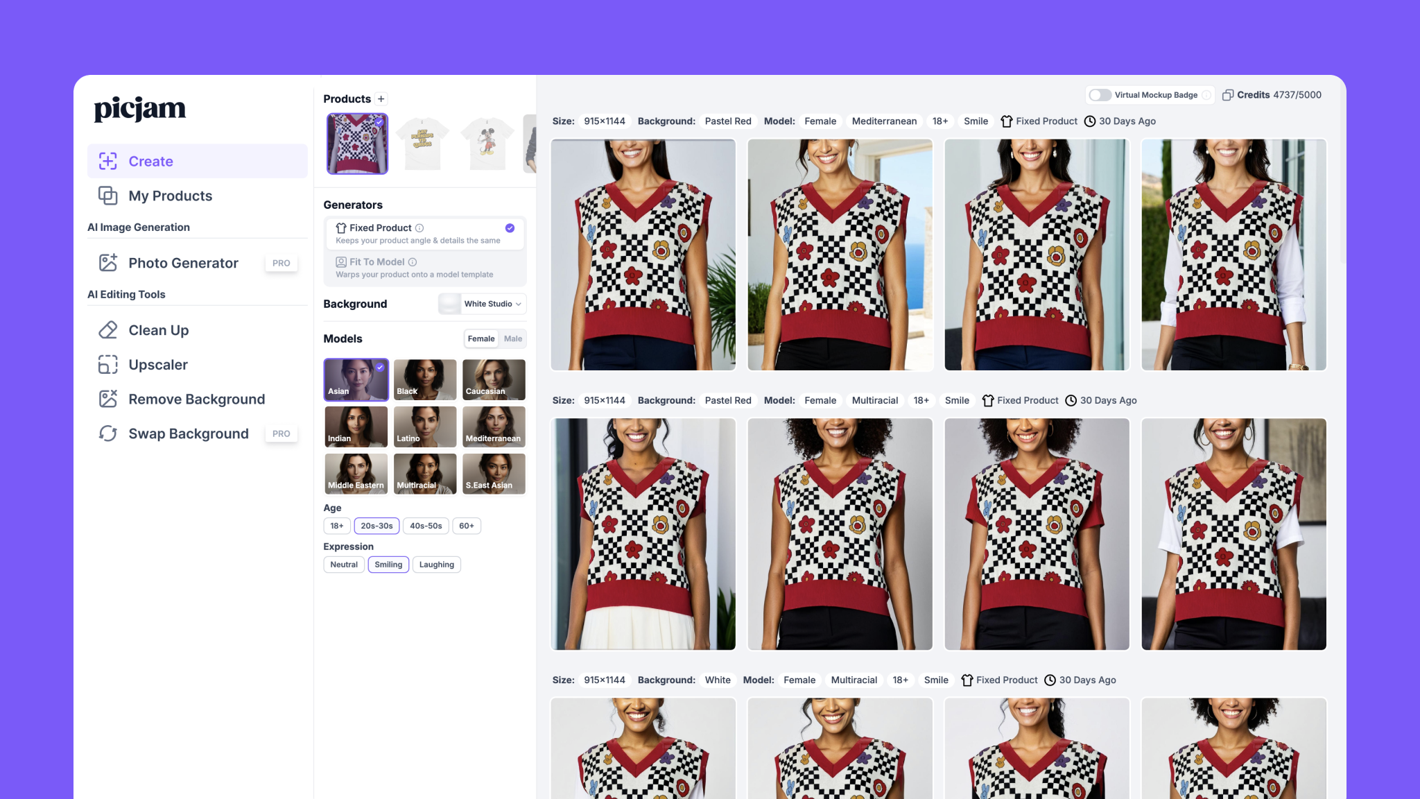 Picjam screenshot & Video