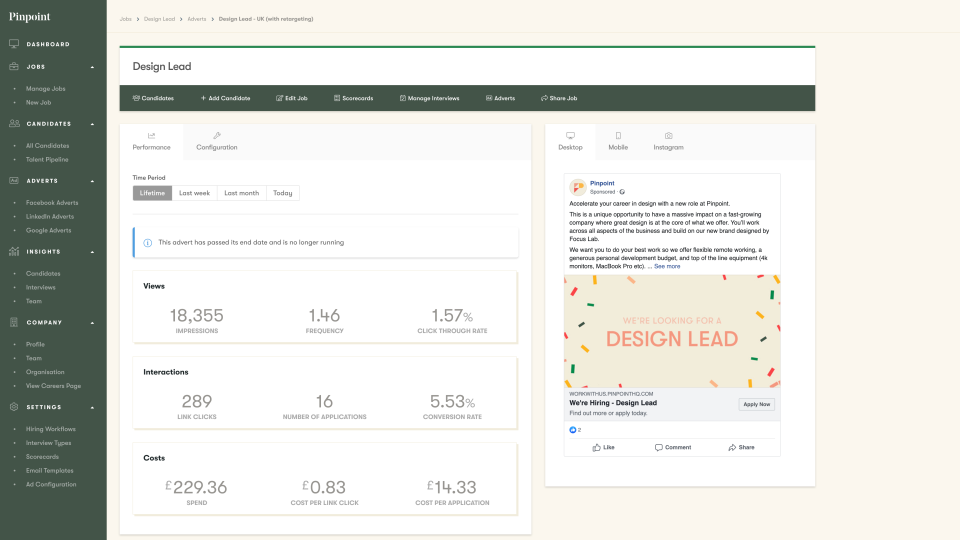 Pinpoint screenshot & Video