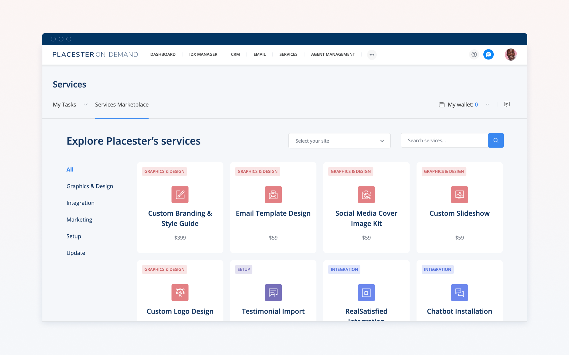 Placester Screenshot