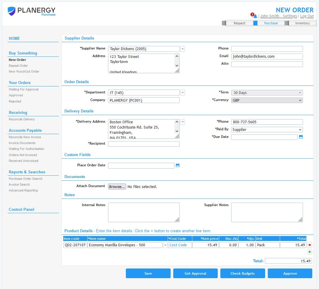 Planergy Screenshot