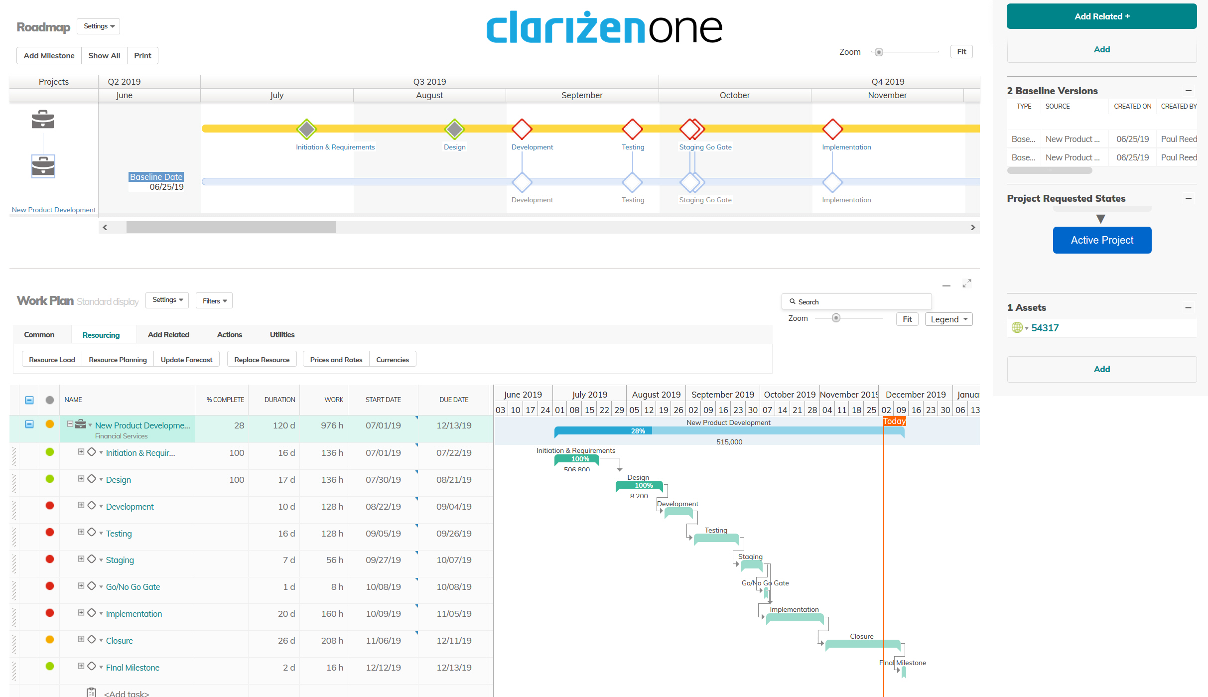 Planview AdaptiveWork screenshot & Video