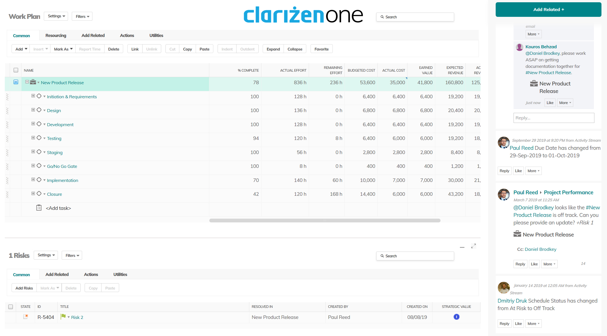 Planview AdaptiveWork screenshot & Video