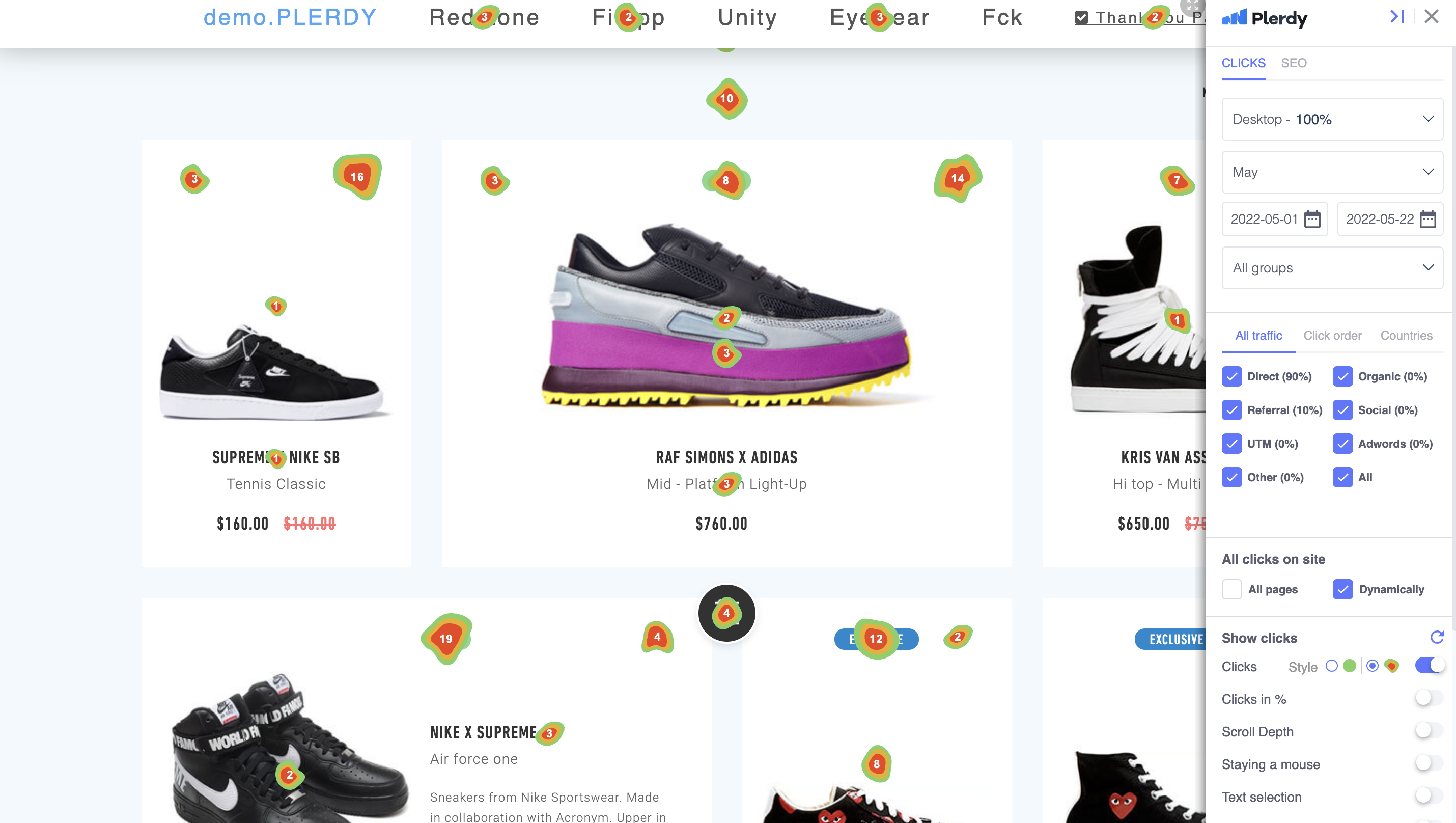 Plerdy screenshot & Video